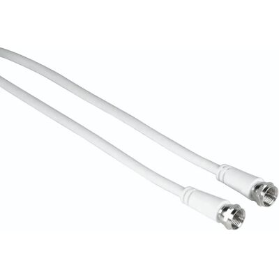 Hama 00205038 Biały kabel koncentryczny - Kabel satelitarny Hama 00205038 Biały kabel koncentryczny - Kabel satelitarny