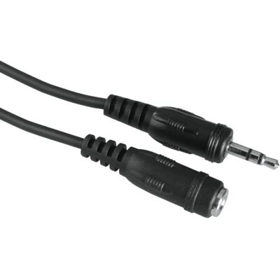Câble audio Hama 00205104 - 3,5mm, 2,5m, Noir - Publicité Câble audio Hama 00205104 - 3,5mm, 2,5m, Noir - Publicité