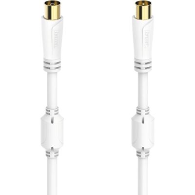 Hama 00205245 cabo coaxial - 0,75m - Branco Hama 00205245 cabo coaxial - 0,75m - Branco