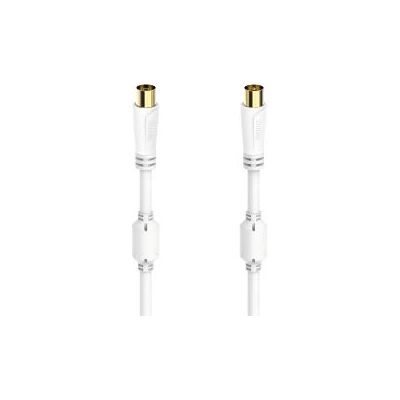 Hama Cabo coaxial, 3 m, branco Hama Cabo coaxial, 3 m, branco