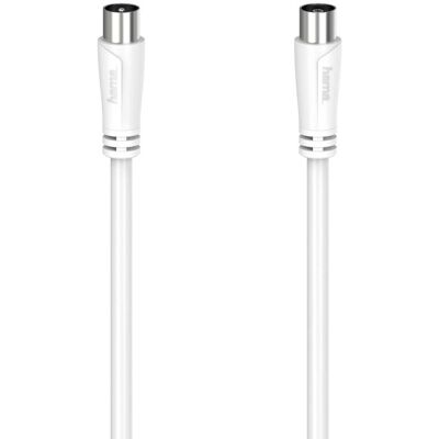 Câble coaxial Hama 00205044 - Blanc - 0,75 m Câble coaxial Hama 00205044 - Blanc - 0,75 m