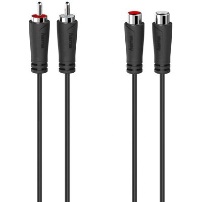 Hama 00205095 Äänijohtim - 5m - RCA Musta Hama 00205095 Äänijohtim - 5m - RCA Musta