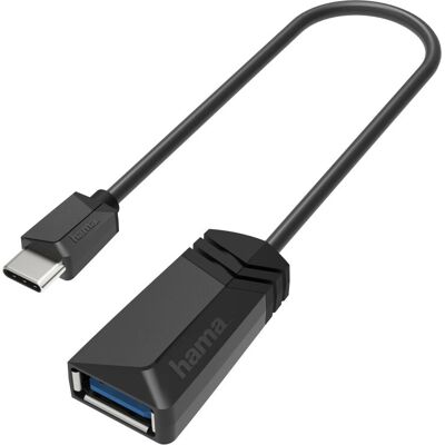 Hama 00200312 USB Kabel-Adapter - USB Typ-A auf USB Typ-C - Schwarz Hama 00200312 USB Kabel-Adapter - USB Typ-A auf USB Typ-C - Schwarz
