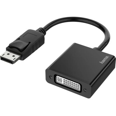 Hama DisplayPort to DVI-I Adapter - 4K Tuki - Musta Hama DisplayPort to DVI-I Adapter - 4K Tuki - Musta