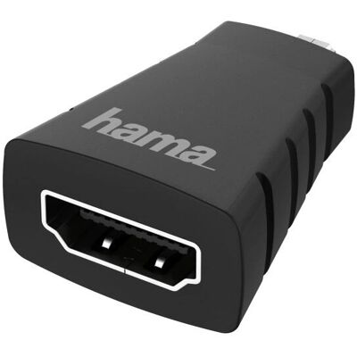 Adaptador HDMI Micro para Padrão - Preto - Suporte 4K Adaptador HDMI Micro para Padrão - Preto - Suporte 4K