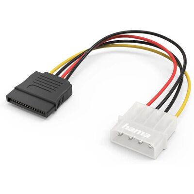Hama 00200353 Stromkabel - 0,0015m - Molex zu SATA - Interne Stromversorgung Hama 00200353 Stromkabel - 0,0015m - Molex zu SATA - Interne Stromversorgung
