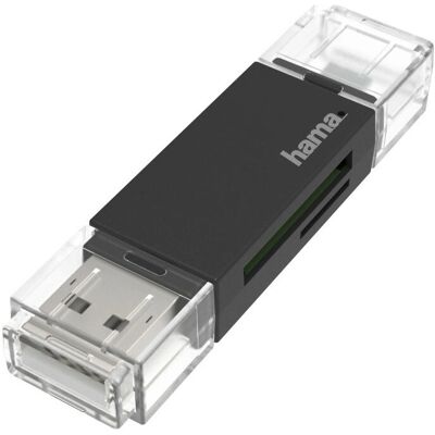 Hama 00200130 Kartenleser USB Micro-USB Schwarz - Kartenleser Hama 00200130 Kartenleser USB Micro-USB Schwarz - Kartenleser