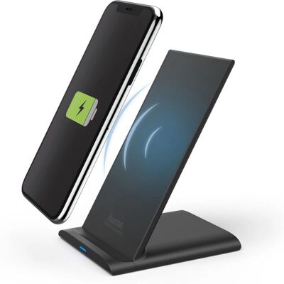 Hama - QI-FC10S - Sort - Wireless Charger Stand Hama - QI-FC10S - Sort - Wireless Charger Stand