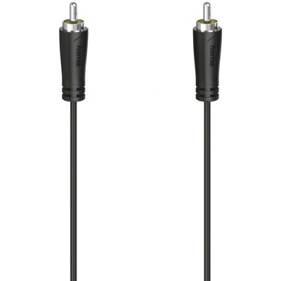 Hama 00205098 äänilankka - 1,5 m RCA Musta - Äänilankka Hama 00205098 äänilankka - 1,5 m RCA Musta - Äänilankka