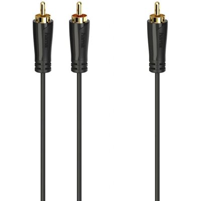 Hama 00205097 Audiokabel - 5m RCA Schwarz Hama 00205097 Audiokabel - 5m RCA Schwarz