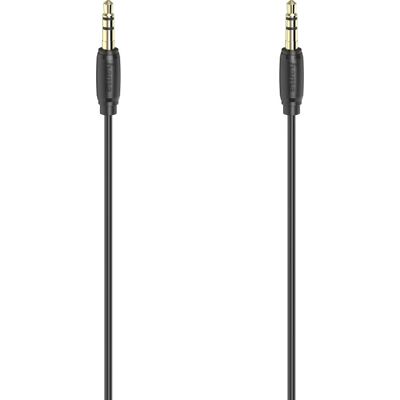 Hama 00205117 audiokabel - 0,5 m - Musta - Stereo Hama 00205117 audiokabel - 0,5 m - Musta - Stereo