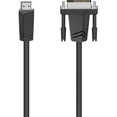 Hama 00205018 Kabel adaptacyjny wideo - HDMI do DVI-D 1,5m Hama 00205018 Kabel adaptacyjny wideo - HDMI do DVI-D 1,5m