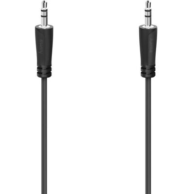 Hama 00205115 audiokaapeli - 3m - Musta Hama 00205115 audiokaapeli - 3m - Musta