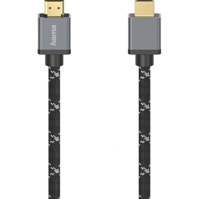 Cabo HDMI Hama 3m Alta Velocidade 8K - Tipo A (Padrão) - Preto Cabo HDMI Hama 3m Alta Velocidade 8K - Tipo A (Padrão) - Preto