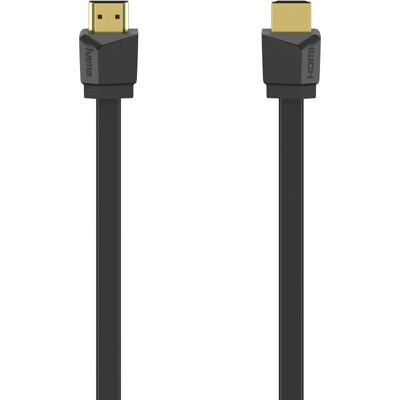 Hama Flexi-Slim HDMI-Kabel 1,5 m - HDMI Typ A (Standard) - Schwarz - Produkttyp Hama Flexi-Slim HDMI-Kabel 1,5 m - HDMI Typ A (Standard) - Schwarz - Produkttyp
