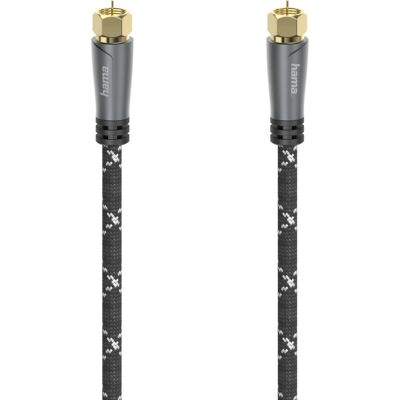 Hama Câble coaxial 00205078 - 3m - Noir, Gris - Câble coaxial - Publicité Hama Câble coaxial 00205078 - 3m - Noir, Gris - Câble coaxial - Publicité