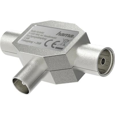 Hama Silber Koaxial-Splitter - 3-fach Hama Silber Koaxial-Splitter - 3-fach