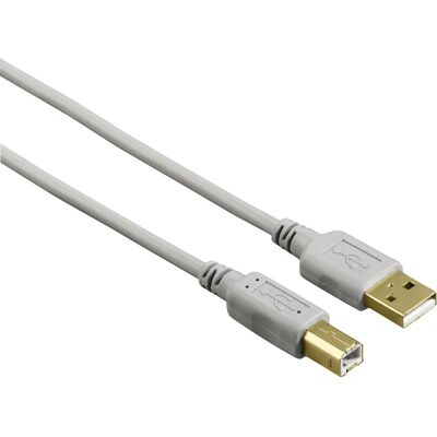 Hama 00200903 USB Kabel - 1,5m USB 2.0 Grau Hama 00200903 USB Kabel - 1,5m USB 2.0 Grau