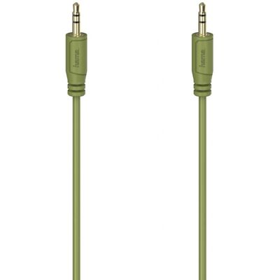 Hama Flexi-Slim Audio Kaapeli - 0,75m - Vihreä Hama Flexi-Slim Audio Kaapeli - 0,75m - Vihreä