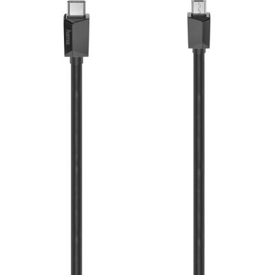 Hama USB-Kabel - 0,75 m, USB 2.0, Schwarz Hama USB-Kabel - 0,75 m, USB 2.0, Schwarz