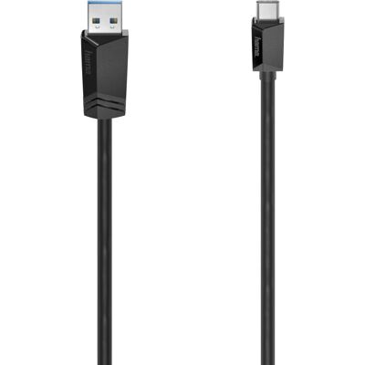 Hama 00200650 Kabel USB - USB 3.2 Gen 1, 0,25 m, USB-C, USB-A, Czarny Hama 00200650 Kabel USB - USB 3.2 Gen 1, 0,25 m, USB-C, USB-A, Czarny
