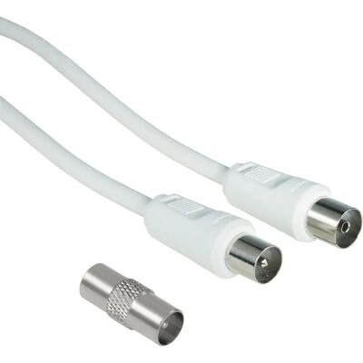 Cable coaxial Hama 10m Blanco - Cable coaxial Cable coaxial Hama 10m Blanco - Cable coaxial
