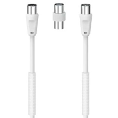 Hama 7205300 cavo coassiale - 1,5 m - Bianco - Cavo coassiale Hama 7205300 cavo coassiale - 1,5 m - Bianco - Cavo coassiale
