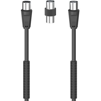 Hama Modèle 00205306 Câble coaxial à double blindage - 3m Noir - Publicité Hama Modèle 00205306 Câble coaxial à double blindage - 3m Noir - Publicité