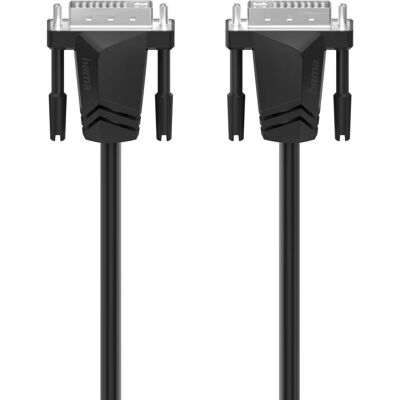 Kabel DVI Hama 1,5 m - Czarny Kabel DVI Hama 1,5 m - Czarny