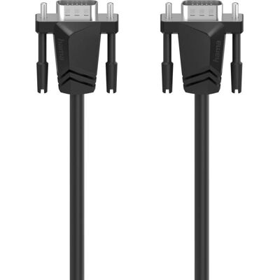 Kabel VGA Hama 00200707 - 1,5m, Czarny Kabel VGA Hama 00200707 - 1,5m, Czarny