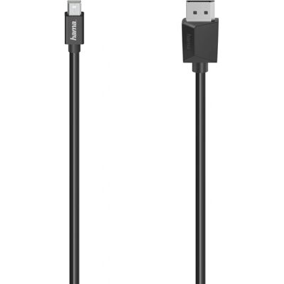 Kabel DisplayPort Hama 00200710 - 1,5m Czarny Kabel DisplayPort Hama 00200710 - 1,5m Czarny
