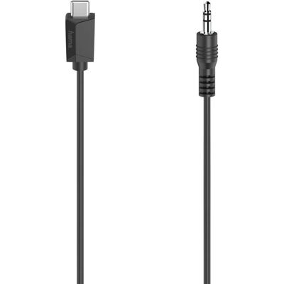 Cable de audio Hama 00200729 - 0.75 m - USB-C - Jack 3.5 mm - Negro Cable de audio Hama 00200729 - 0.75 m - USB-C - Jack 3.5 mm - Negro