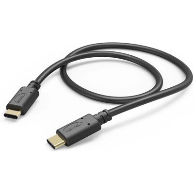 Kabel USB-C Hama 1,5m Czarny - USB Type-C - Ładowanie i Dane Kabel USB-C Hama 1,5m Czarny - USB Type-C - Ładowanie i Dane