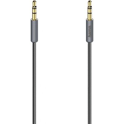 Hama Elite Audiokabel - 0,75 m - Anthrazit - Audiokabel Hama Elite Audiokabel - 0,75 m - Anthrazit - Audiokabel