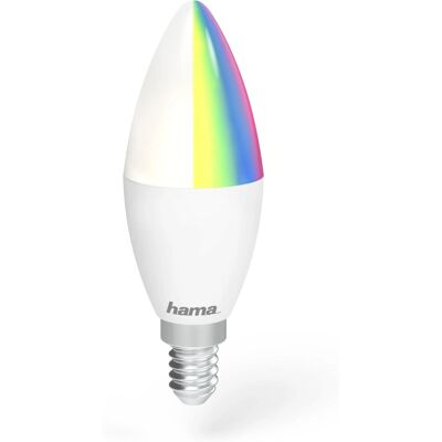 Hama E14 Smart RGBW WiFi LED-Licht - Dimmbare - 5,5W Hama E14 Smart RGBW WiFi LED-Licht - Dimmbare - 5,5W