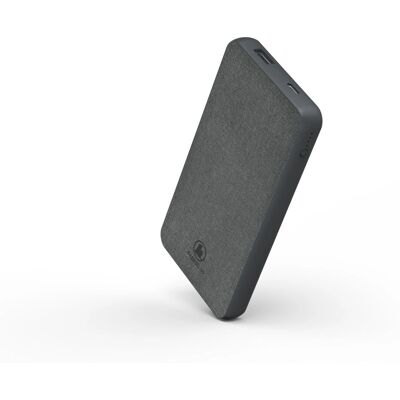 Hama Fabric 10 Power Bank - 10000mAh - Cinza Hama Fabric 10 Power Bank - 10000mAh - Cinza
