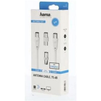 HAMA Antennkabelsset - Koaxiala adaptrar för 9,5mm Enheter HAMA Antennkabelsset - Koaxiala adaptrar för 9,5mm Enheter