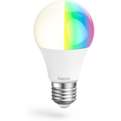 Lampe LED Intelligente Hama - 10W, RGBW, Contrôle Vocal - Publicité Lampe LED Intelligente Hama - 10W, RGBW, Contrôle Vocal - Publicité