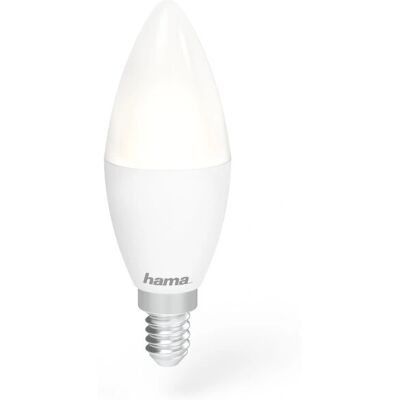 Ampoule LED intelligente Hama - WiFi, Dimmable, 5,5W, Blanc Chaud - Publicité Ampoule LED intelligente Hama - WiFi, Dimmable, 5,5W, Blanc Chaud - Publicité