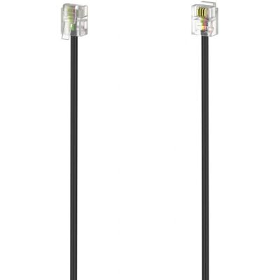 Hama 00201139 Telefonkabel - 10m Schwarz Hama 00201139 Telefonkabel - 10m Schwarz