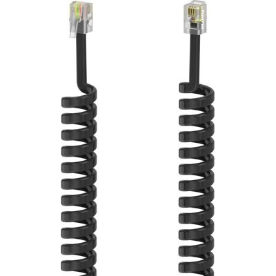 Hama 00201151 Telefonkabel - 3 m Schwarz Hama 00201151 Telefonkabel - 3 m Schwarz