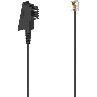 Hama 00201154 Telefonkabel - 3 m Schwarz Hama 00201154 Telefonkabel - 3 m Schwarz