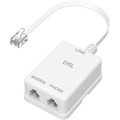 Hama 7201161 Telefoon Splitter RJ-11 Wit - Telefoon Splitter Hama 7201161 Telefoon Splitter RJ-11 Wit - Telefoon Splitter