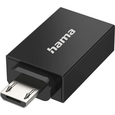 Hama USB-OTG-Adapter - Micro-USB auf USB 2.0 Hama USB-OTG-Adapter - Micro-USB auf USB 2.0