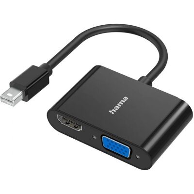 Hama - 00300086 - Mini-DisplayPort - VGA HDMI - Videoadapter Hama - 00300086 - Mini-DisplayPort - VGA HDMI - Videoadapter