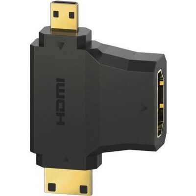 Hama HDMI-Adapter - Micro HDMI, vergoldet - Hochgeschwindigkeits-Datenübertragung Hama HDMI-Adapter - Micro HDMI, vergoldet - Hochgeschwindigkeits-Datenübertragung