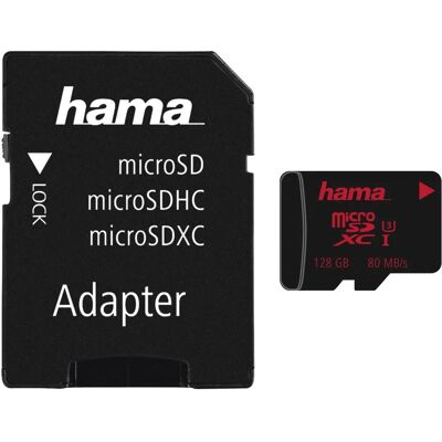 Hama 128 GB MicroSDXC UHS Class 3 Speicherkarte Hama 128 GB MicroSDXC UHS Class 3 Speicherkarte