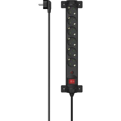 Hama 00223161 Listwa zasilająca - 6 gniazd, 1,4 m, Czarny Hama 00223161 Listwa zasilająca - 6 gniazd, 1,4 m, Czarny