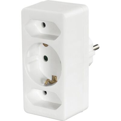 Hama Verlengsnoer - 3 Stopcontacten - Wit Hama Verlengsnoer - 3 Stopcontacten - Wit