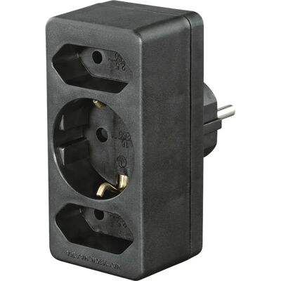 Hama 00223216 Mehrfachsteckdosenleiste - Mehrfachsteckdose, 3 Ausgänge, Innen, Schwarz Hama 00223216 Mehrfachsteckdosenleiste - Mehrfachsteckdose, 3 Ausgänge, Innen, Schwarz